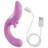 Good Vibes Only - thrusting clitoral vibrator (pink)
