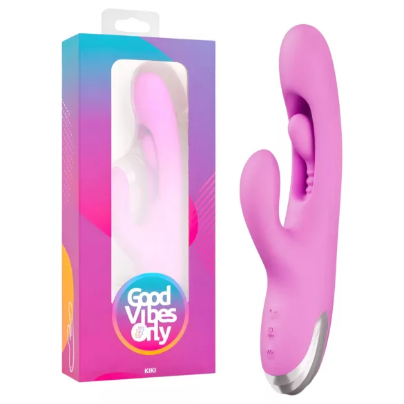 Good Vibes Only - clitoral vibrator with moving finger (purple)