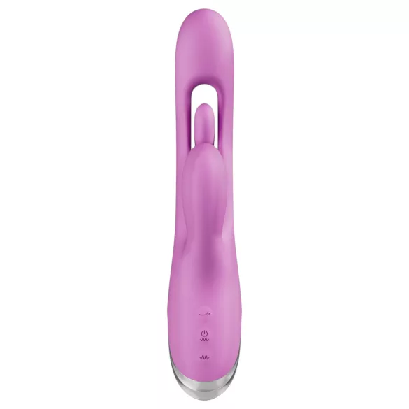 Good Vibes Only - clitoral vibrator with moving finger (purple)