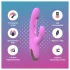 Good Vibes Only - clitoral vibrator with moving finger (purple)