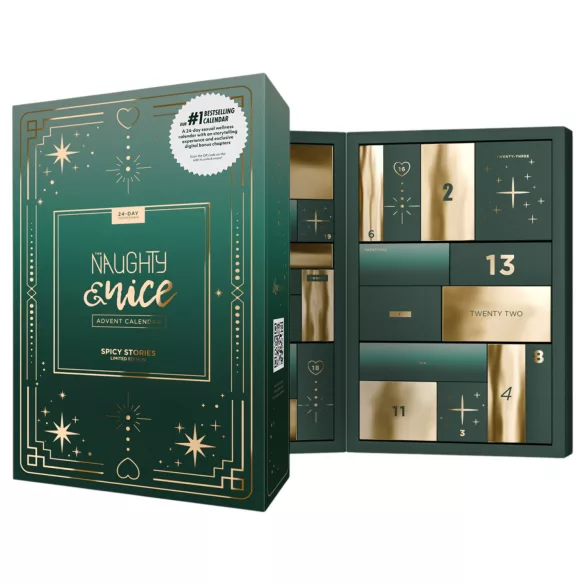 LoveBoxxx Naughty & Nice Spicy Stories Advent Calendar - 2026 (24-piece)