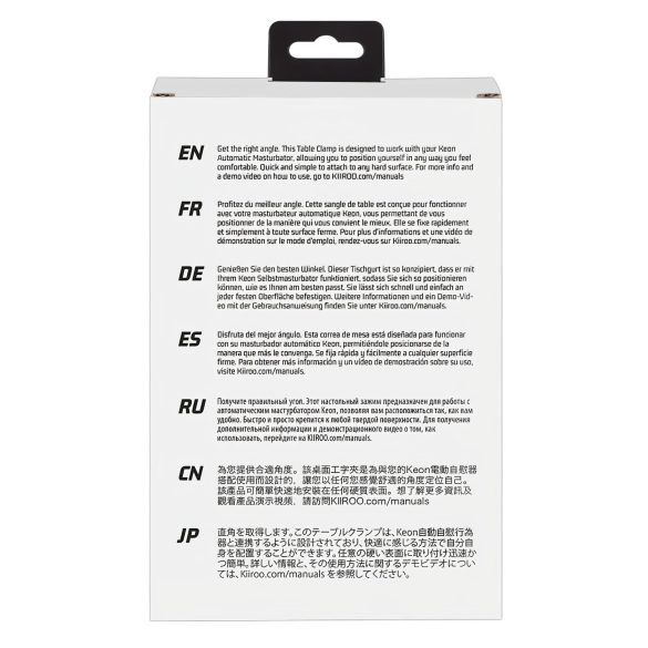 Kiiroo Keon - Hands-Free Pleasure Device (Black)