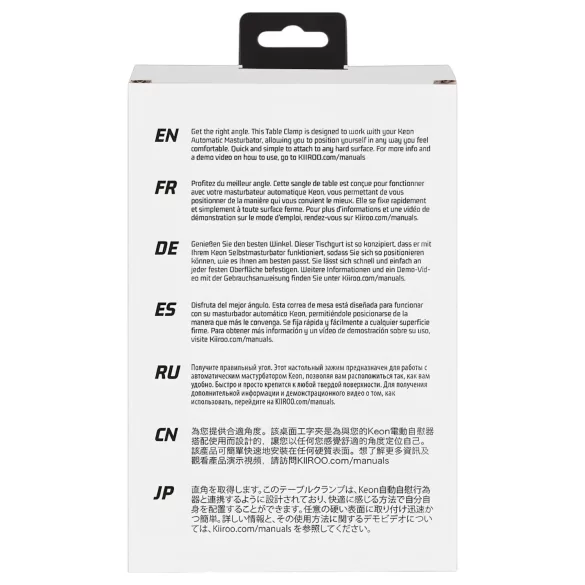 Kiiroo Keon - Hands-Free Pleasure Device (Black)