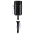 Kiiroo Lifelike Vacuum Dildo - 19cm (Black)