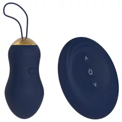   Goddess - wearable vibrating egg with remote control (dark blue)