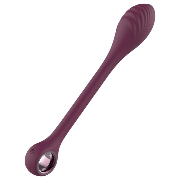 Glam - Rechargeable, Waterproof, Flexible G-Spot Vibrator (Purple)