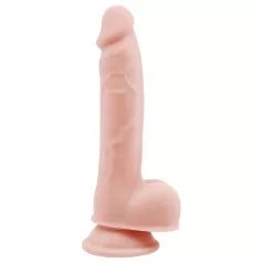   Mr. Dixx 7.6 - Suction Cup Dildo with Testicles - Natural (7.7 inches)