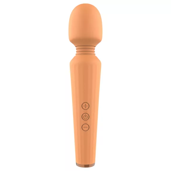Glam - Rechargeable Massaging Vibrator (Orange)