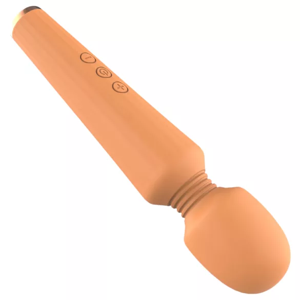 Glam - Rechargeable Massaging Vibrator (Orange)