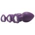 Flirts Purple Anal Training Kit - 3-Piece Plug Set