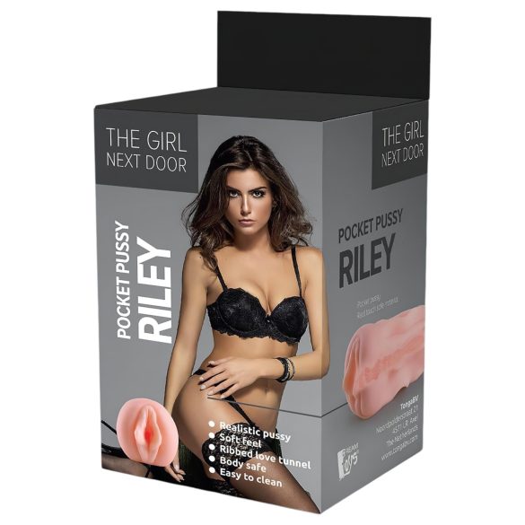 The Girl Next Door Riley - Lifelike Pocket Pussy (Natural)