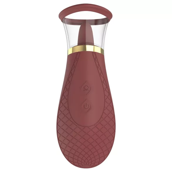 Dreamtoys Roxy - Suction & Lick Vibrator (Bordeaux)
