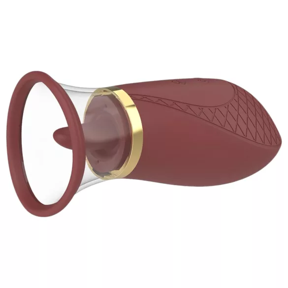 Dreamtoys Roxy - Suction & Lick Vibrator (Bordeaux)
