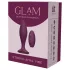 Glam - anal vibrator with remote control (purple)
