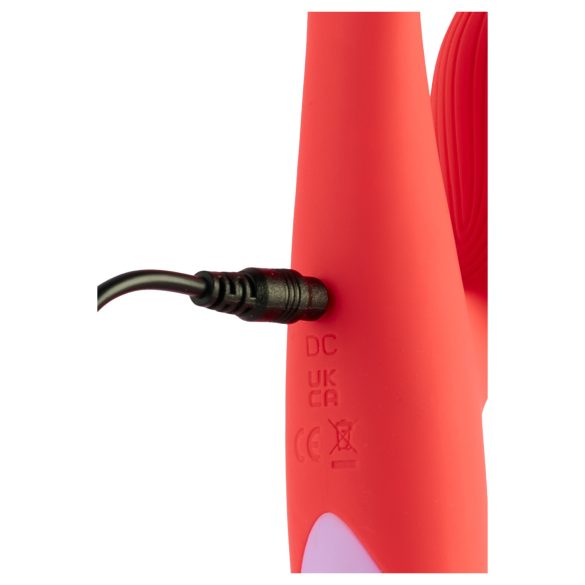 Dreamtoys Love Signal - Red G-Spot Vibrator with Clit Stimulator