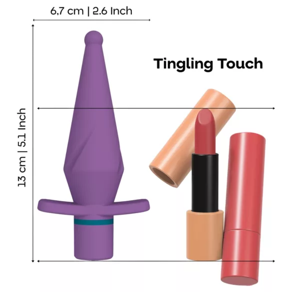 Dreamtoys Love Signal - vibrating anal plug (purple)