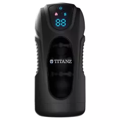   Titanz Ultimate Heat & Thrusting - automatic masturbator (black)
