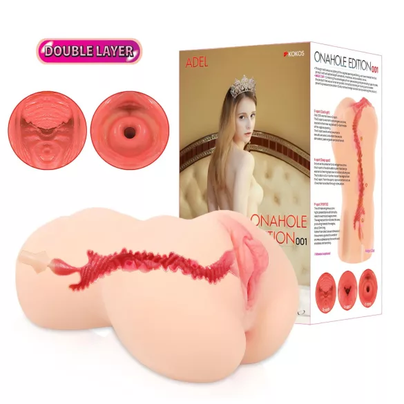 Kokos Onahole 001 XL - lifelike vagina masturbator (natural)