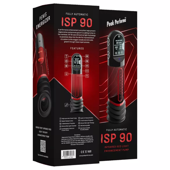 Peak Performa - infrared automatic penis pump (transparent)