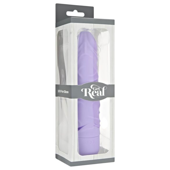 Classic Get Real - Lifelike Silicone Vibrator (Purple)