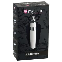 mystim Casanova - White Electro-Stimulation Wand Dildo