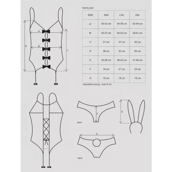 Obsessive - Pink Bunny Girl Costume