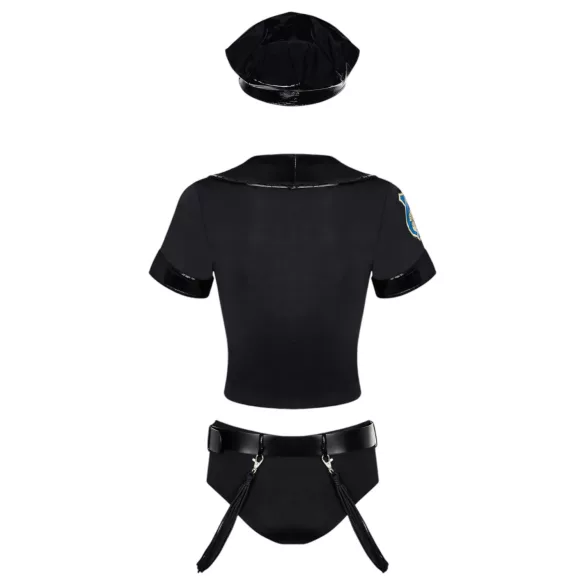 Obsessive Police - Sexy Officer Costume Set (S/M)