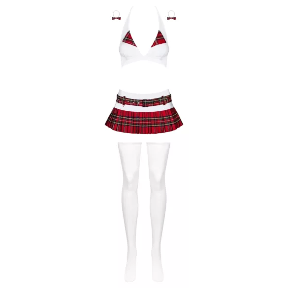 Obsessive Schooly - 6-Piece Schoolgirl Costume Set