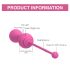 Magic Motion Kegel Master - Smart Kegel Ball Duo (pink)