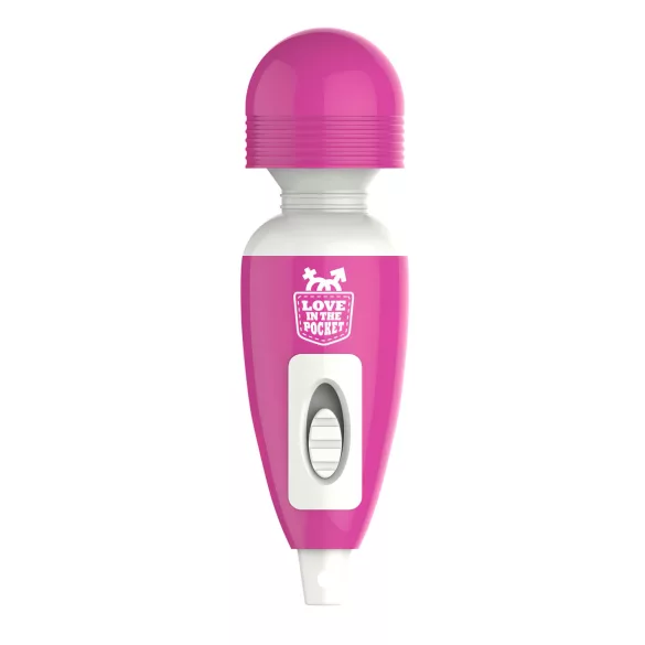 Love Wand - Mini Vibrating Massager (Pink)