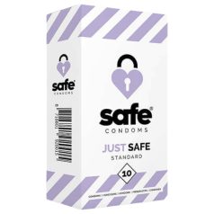 SAFE Just Safe - Standard Vanilla Condoms (10 Pack)