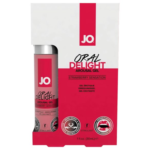 System JO Oral Delight - Cooling Edible Lubricant - Strawberry (30ml)