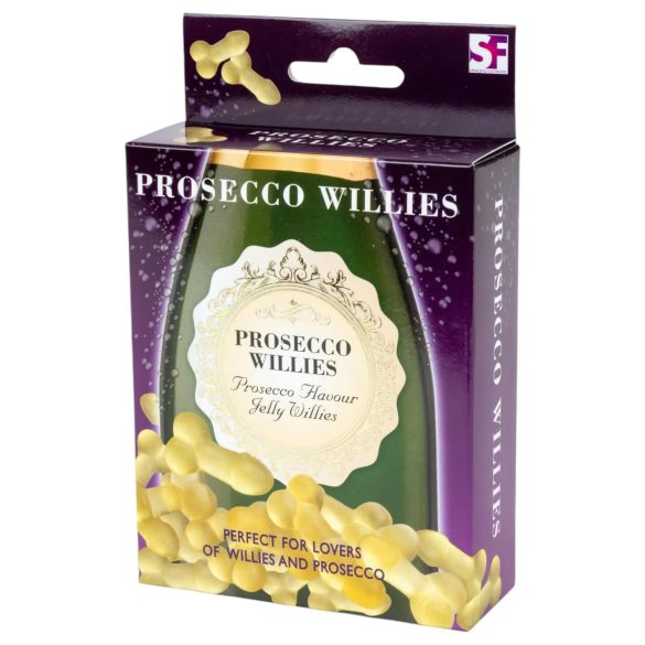 Prosecco Willies - Sparkling Wine Flavored Willy Gummies (120g)