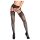 Obsessive S500 – Black Fishnet Garter Set (Sizes S-L)