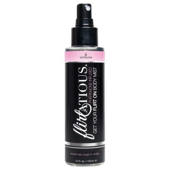 Sensuva Flirtatious - Vanilla & Sweet Pea Pheromone Body Mist (125ml)