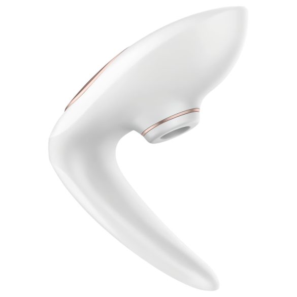 Satisfyer Pro 4 Couples - Rechargeable Airwave Partner Vibrator (White)