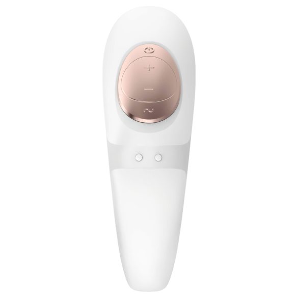 Satisfyer Pro 4 Couples - Rechargeable Airwave Partner Vibrator (White)