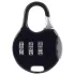 LOCK A WILLY - Silicone Chastity Cage with Lock (Black)