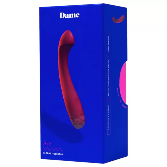 Dame Arc - rechargeable G-spot vibrator (mallow)