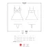 Obsessive 810-BAB-2 - Lace Babydoll & Thong Set (White) - L/XL