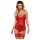 Obsessive Lovica - lace suspender top and thong (red)