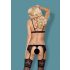 Obsessive 810-SEG-1 - Lace Lingerie Set (Black) - L/XL