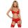 Obsessive Heartina - Red Lingerie Set - L/XL