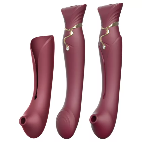 ZALO Queen - Air Pulse G-Spot and Clitoral Vibrator (Red)