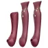 ZALO Queen - Air Pulse G-Spot and Clitoral Vibrator (Red)