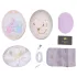 ZALO Baby Heart - App‑controlled clitoral vibrator (white)