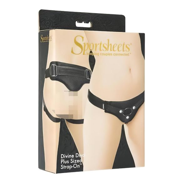 Sportsheets Plus Size - Strap-On Harness (Black)