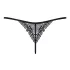 Obsessive Intensa - Strappy Lace Thong (Black) - L/XL