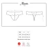 Obsessive Miamor - Sparkling Women's Lace Thong (Black) - L/XL