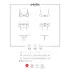 Obsessive Heartina - lingerie set (black)